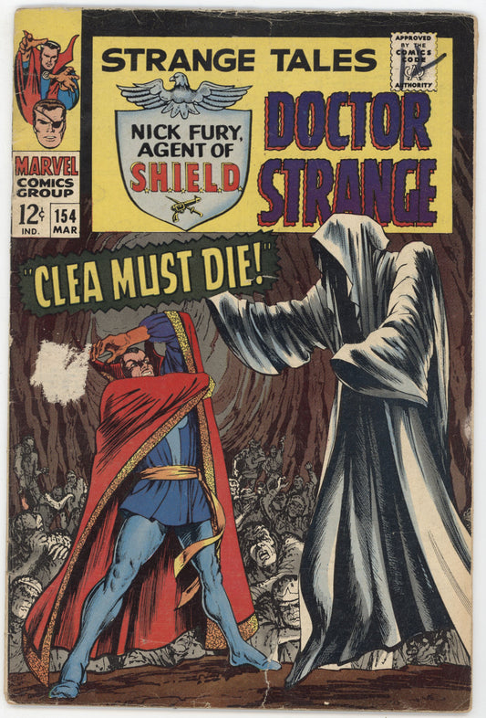 Strange Tales 154 Marvel 1967 GD VG Dr. Strange Nick Fury 1st Dreadnought