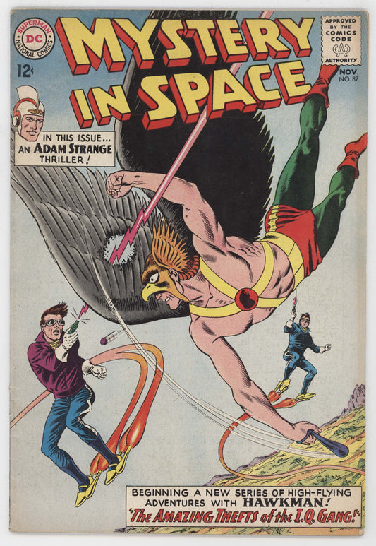 Mystery In Space 87 DC 1963 FN Murphy Anderson Hawkman Adam Strange 1st IQ