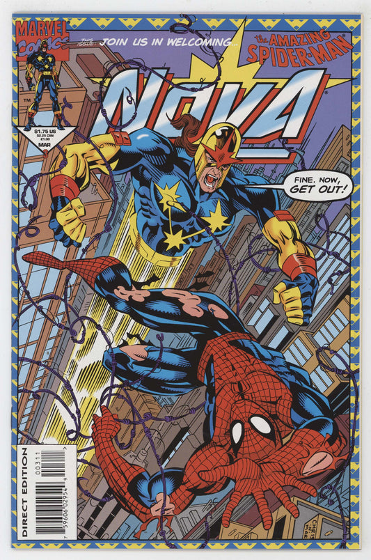 Nova 2 Marvel 1994 NM+ 9.6 Amazing Spider-Man Fabian Nicieza