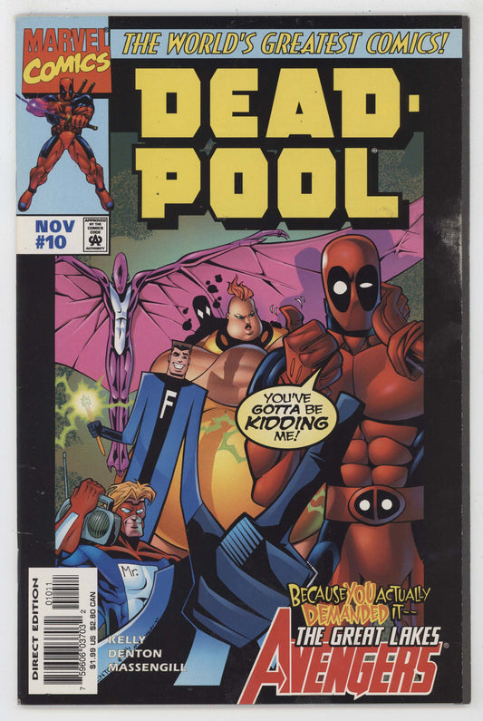 Deadpool 10 Marvel 1997 VF Joe Kelly Great Lakes Avengers