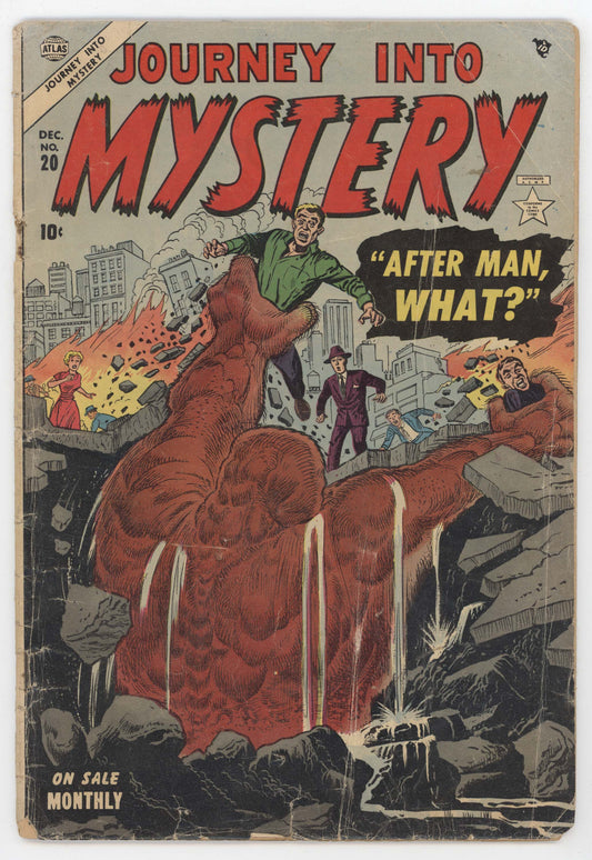 Journey Into Mystery 20 Marvel Atlas 1954 GD Carlo Burgos Horror