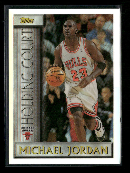 1996-97 Topps Holding Court Refractor Michael Jordan #HC2