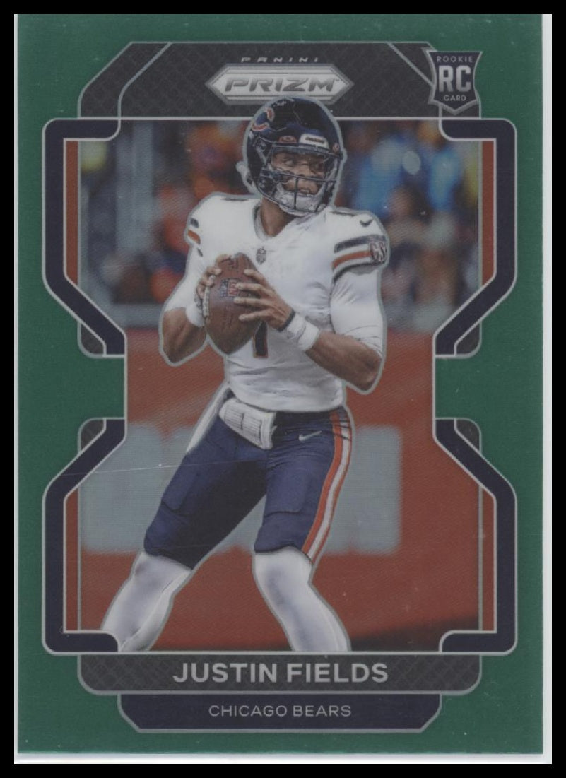 2021 Panini Prizm Green Justin Fields Rookie #334