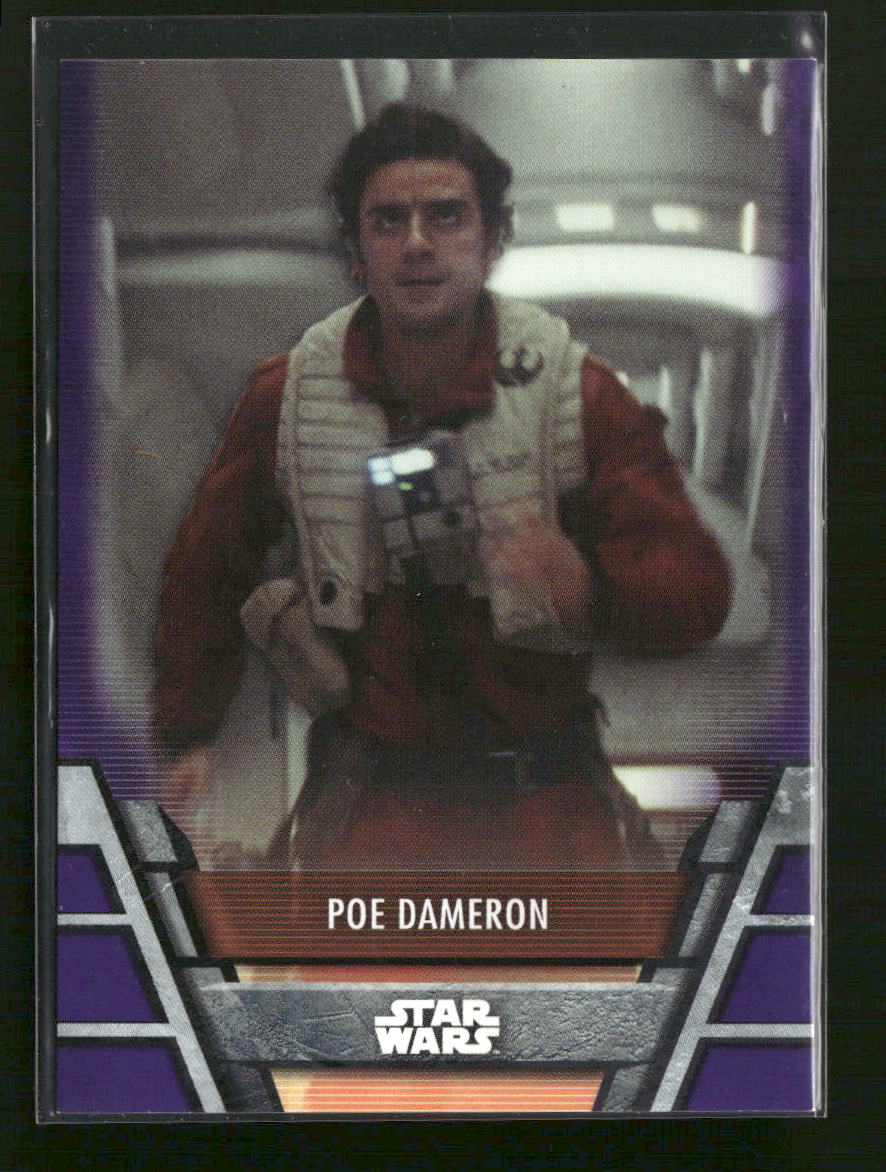 Topps Star Wars Poe Dameron #RES-12 Purple #/10