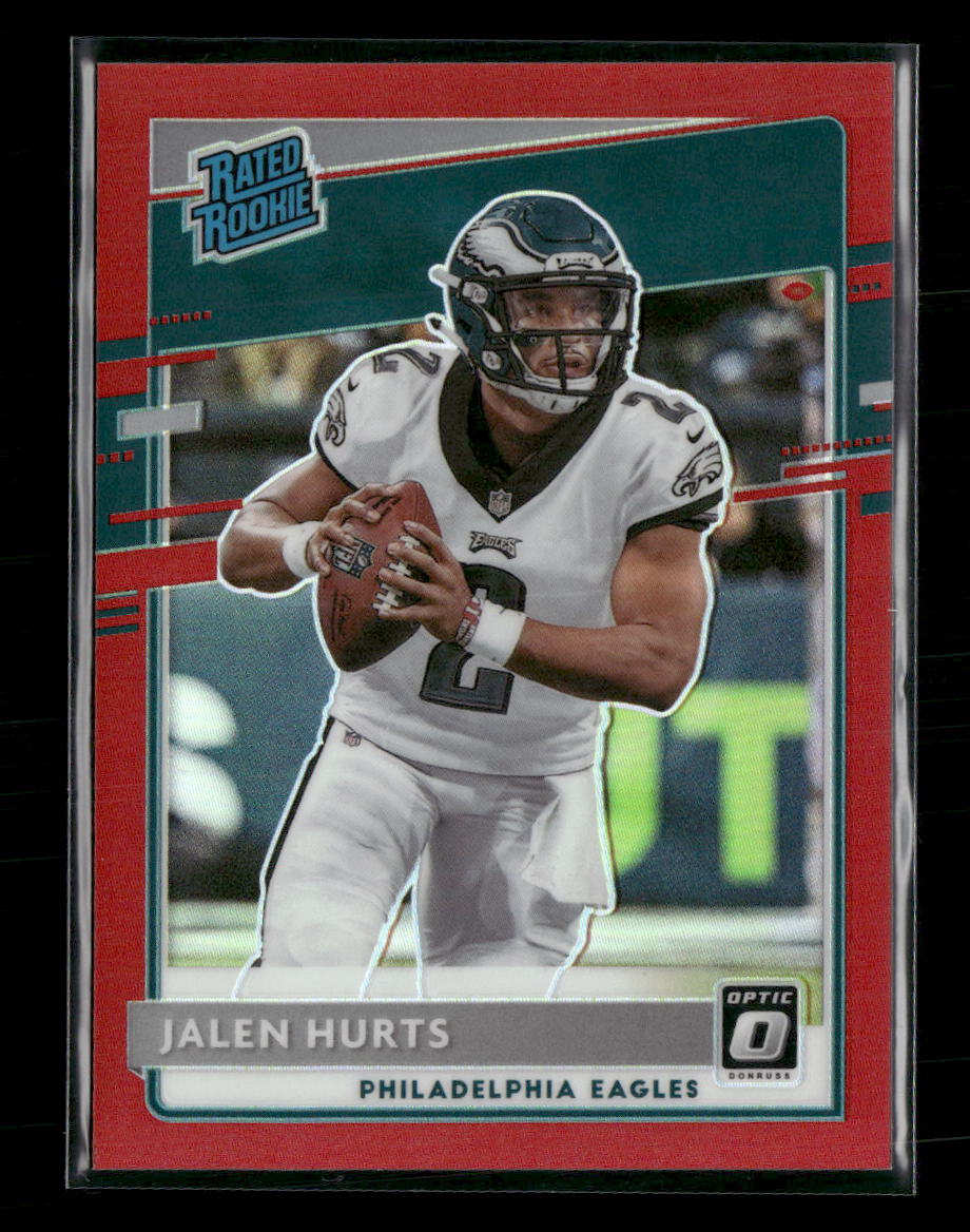 Jalen Hurts Rookie 2020 #164 Donruss Optic Red #/99