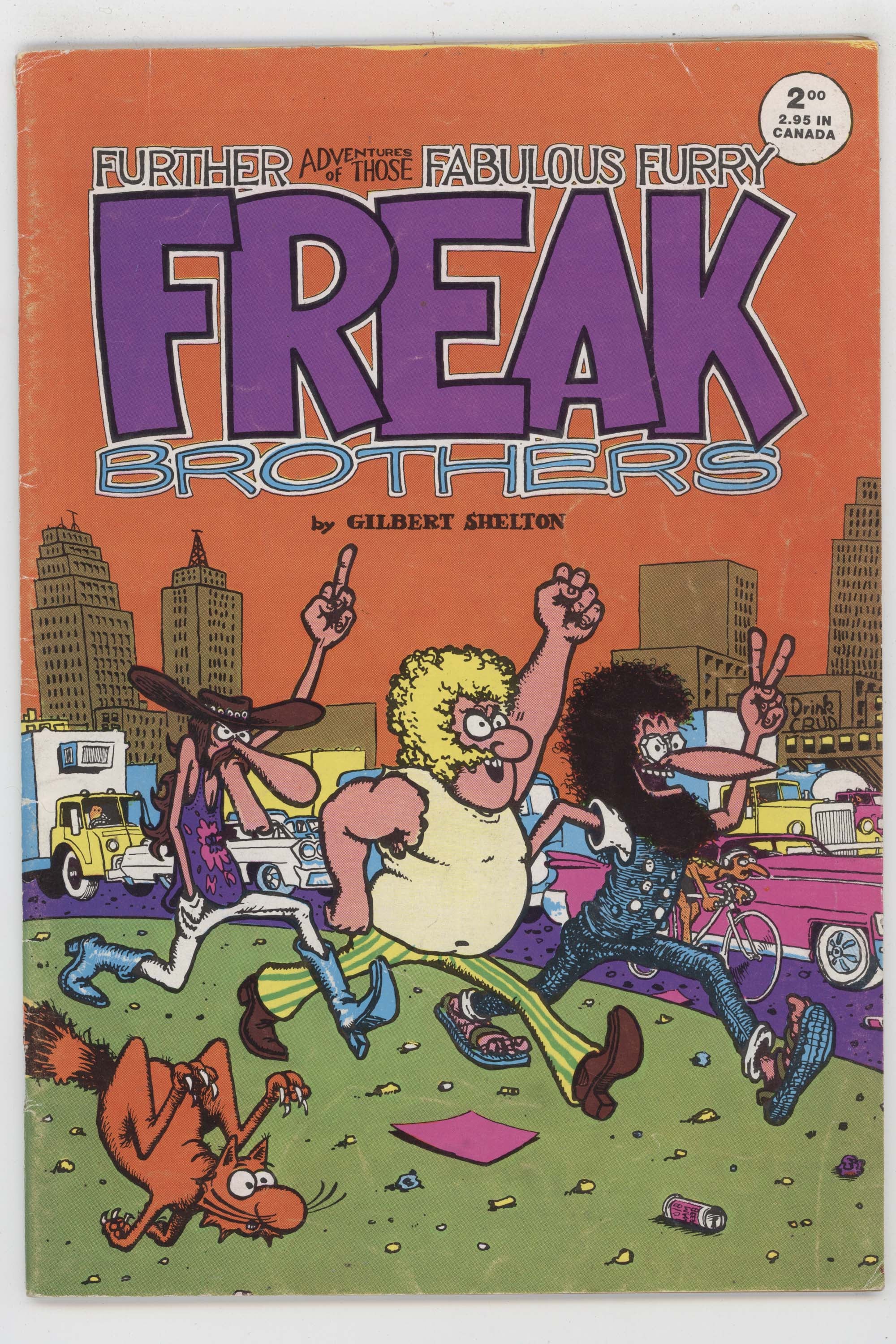 Fabulous Furry Freak Brothers 2 Rip Off 1990 FN 14th Print Fat Freddys