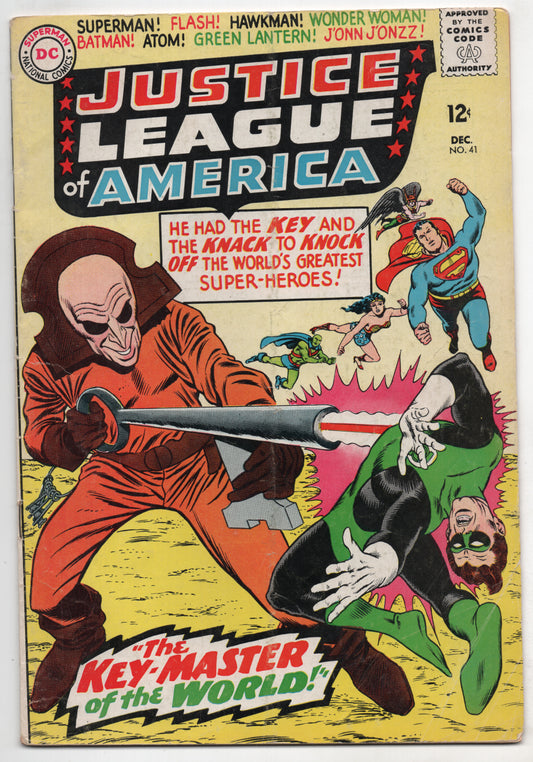 Justice League Of America 41 DC 1965 VG FN Batman Superman Green Lantern Wonder Woman