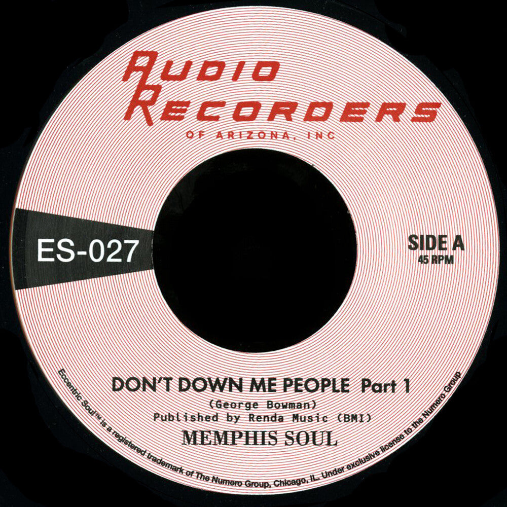 Don't Down Me People Pt 1/Pt 2 [7" Vinyl]