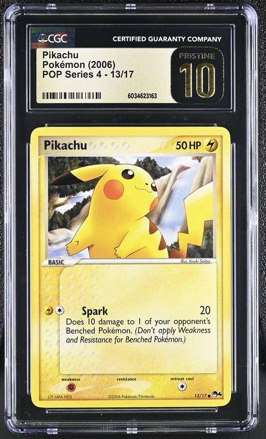 2006 POP Series 4 Pikachu 10 CGC #13/17
