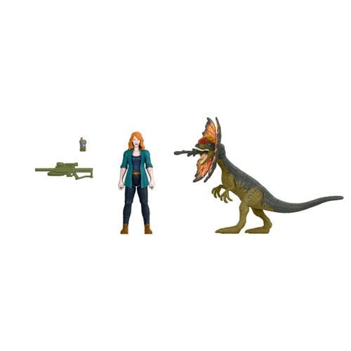 Jurassic World Dominion Human & Dino - Claire & Dilophosaurus