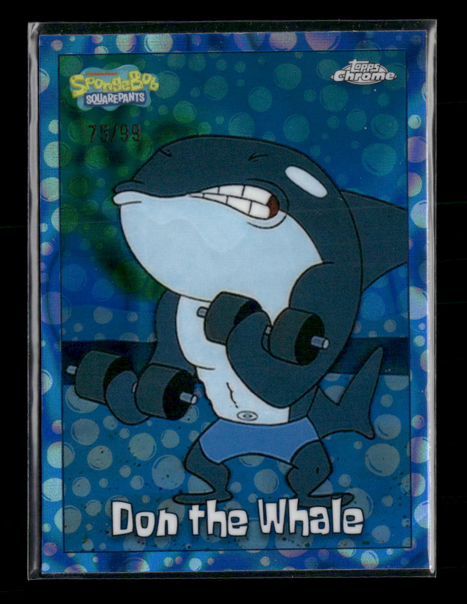2025 Topps Chrome SpongeBob SquarePants BubbleFractor Don the Whale 94/150 #134