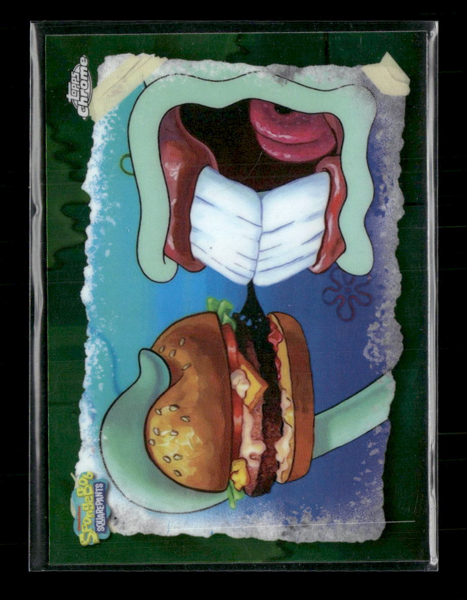 2025 Topps Chrome SpongeBob SquarePants Gross Out Just One Bite #GO-1