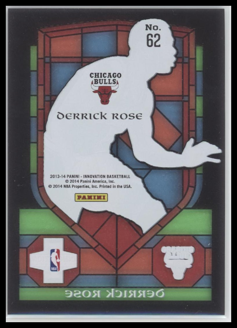 Derrick Rose 2013-14 Panini Innovation Stained Glass #62