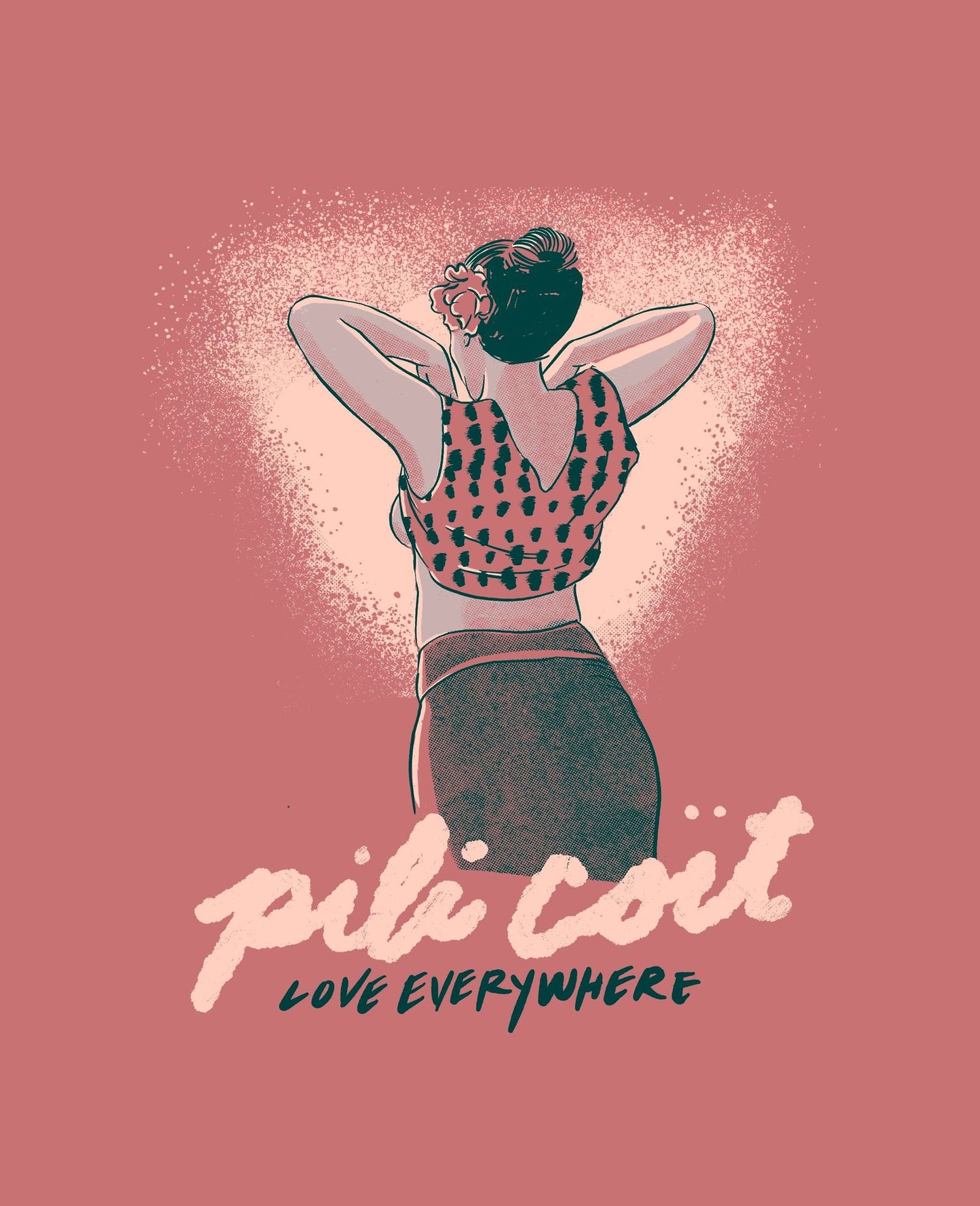 Pili Coït "Love Everywhere" T-shirt