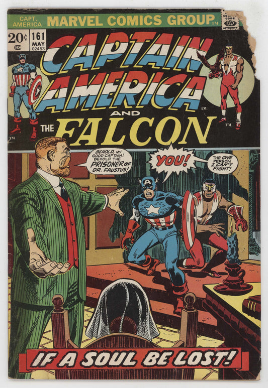 Captain America 161 Marvel 1973 FR GD Falcon Doctor Faustus John Romita