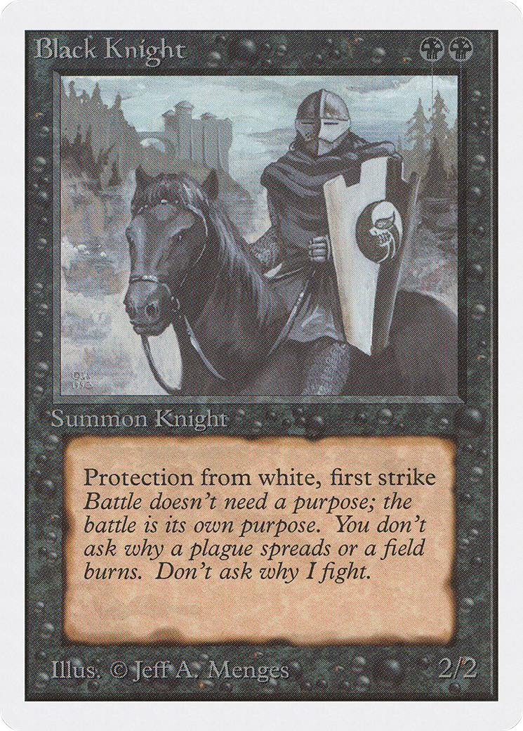 Black Knight (2ED-) - Unlimited Edition