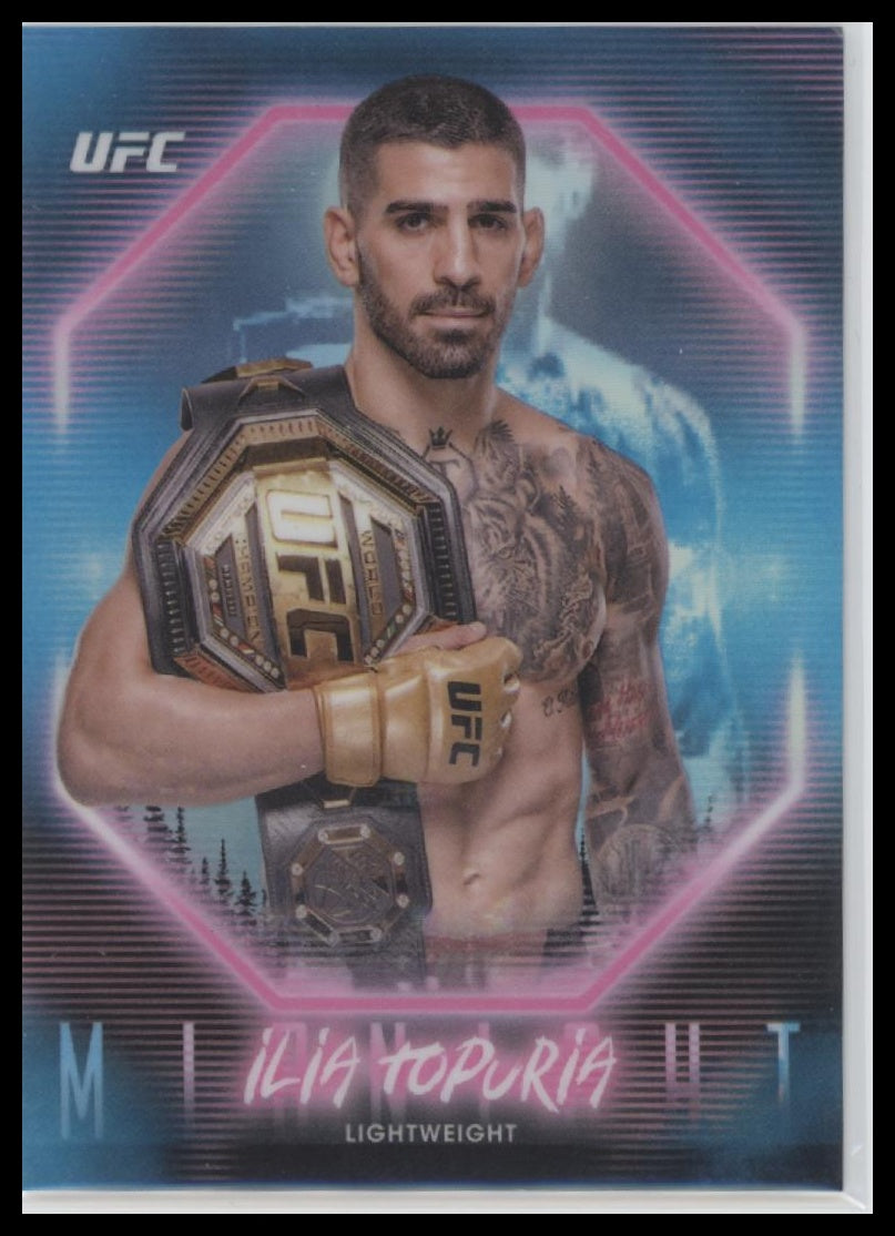 2025 Topps Midnight UFC Ilia Topuria #11