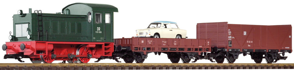 Piko 38121 G Scale DR V20 Freight Starter Set Analog Sound - Golden Apple Comics