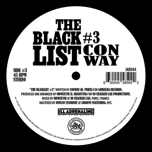 The Blacklist #3 / The Blacklist #4 [7" Vinyl]