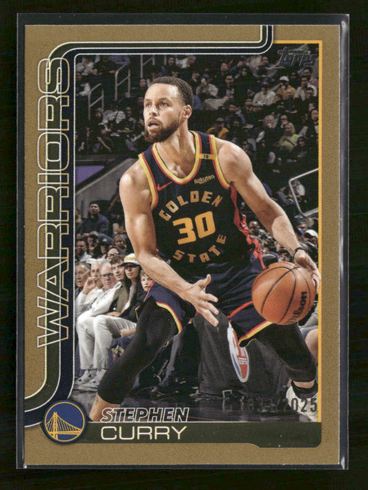 2025-26 Topps Gold Stephen Curry #/2025 #135