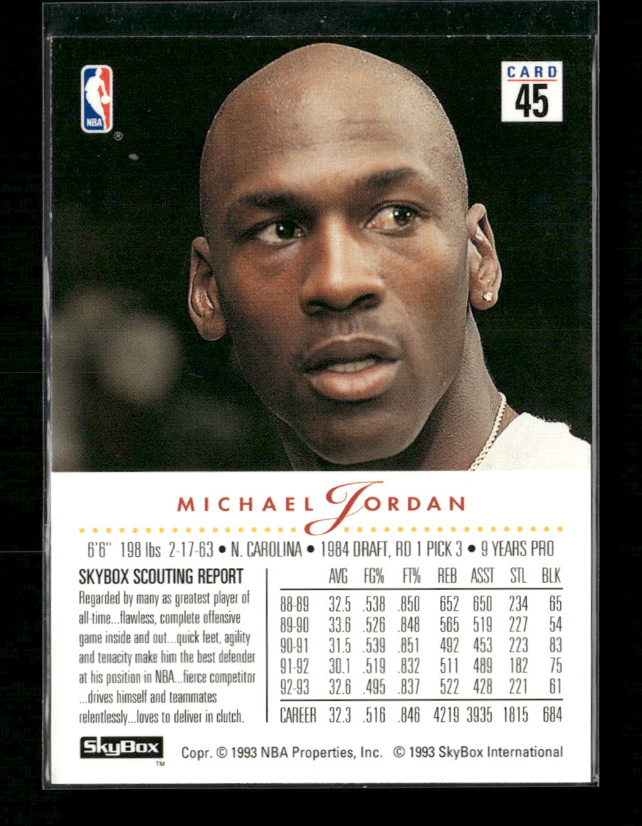 1993-94 SkyBox Premium Michael Jordan #45