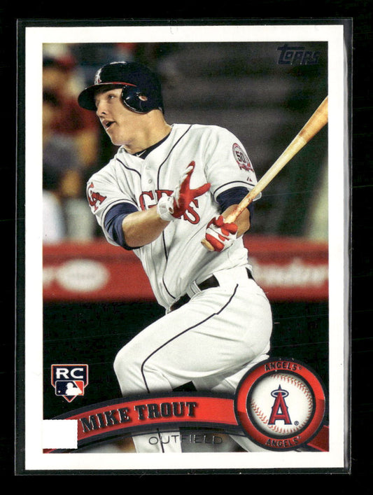 2011 Topps Update Mike Trout Rookie #US175
