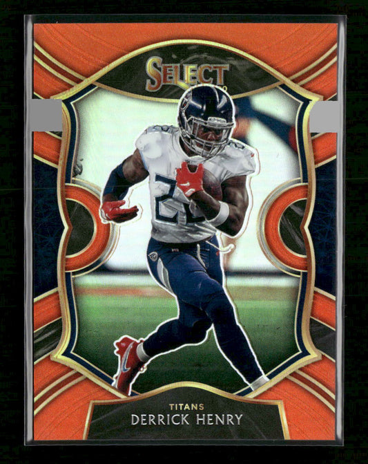 2020 Panini Select Orange Prizm Derrick Henry #/49 #41