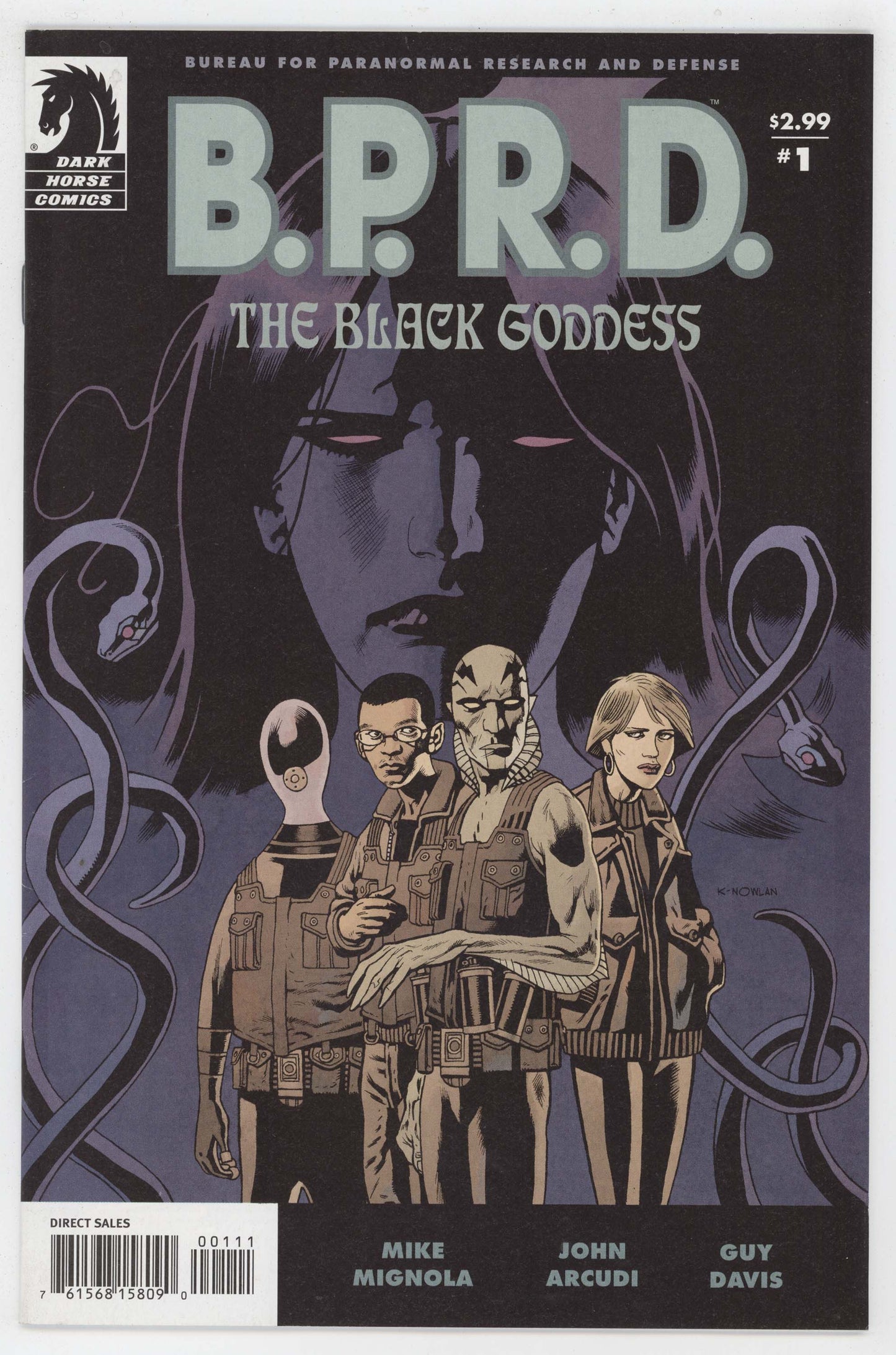 BPRD Black Goddess 1 Dark Horse 2009 NM Mike Mignola B.P.R.D.