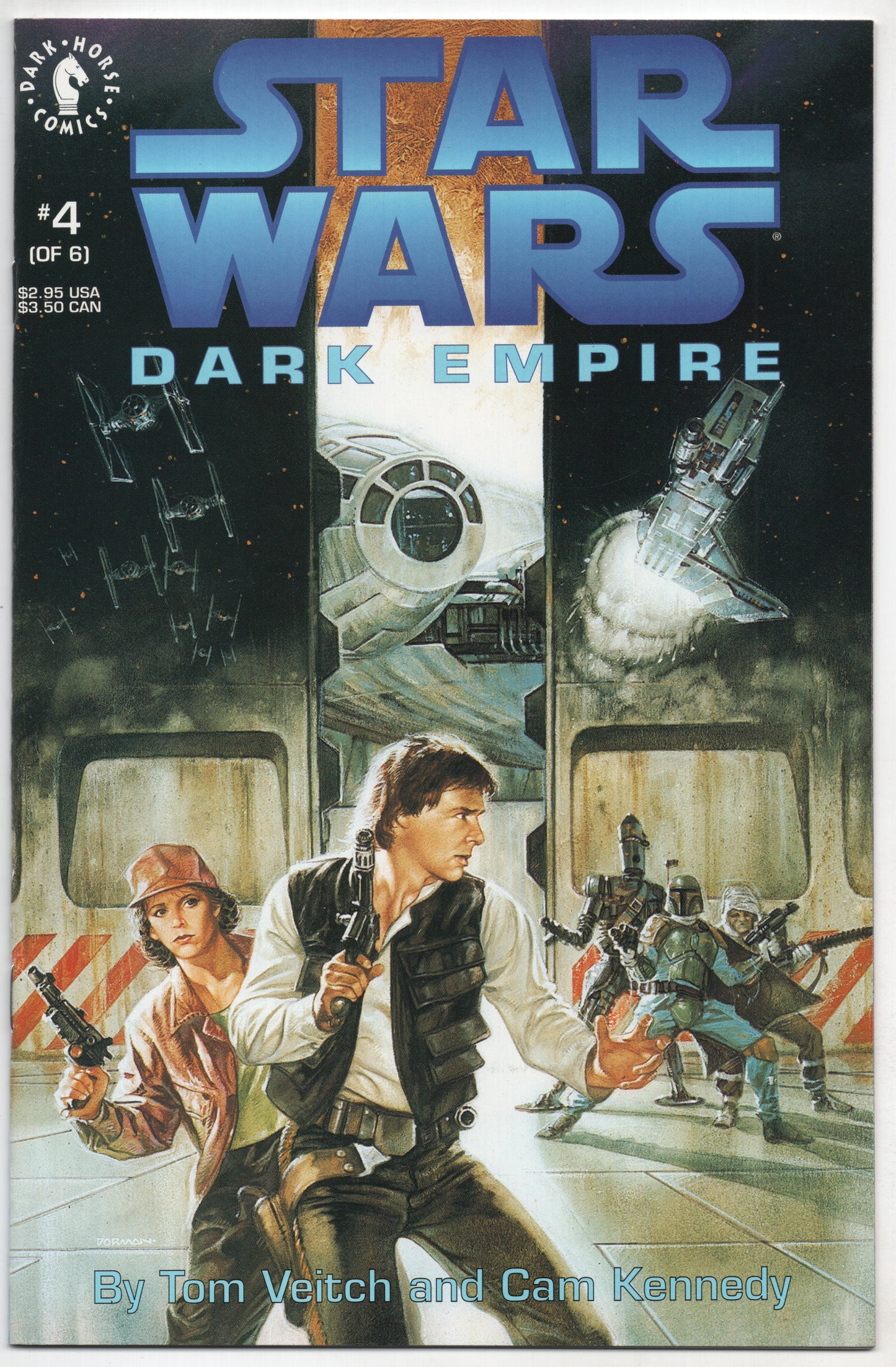 Star Wars Dark Empire 4 A Dark Horse 1992 NM Boba Fett Han Solo