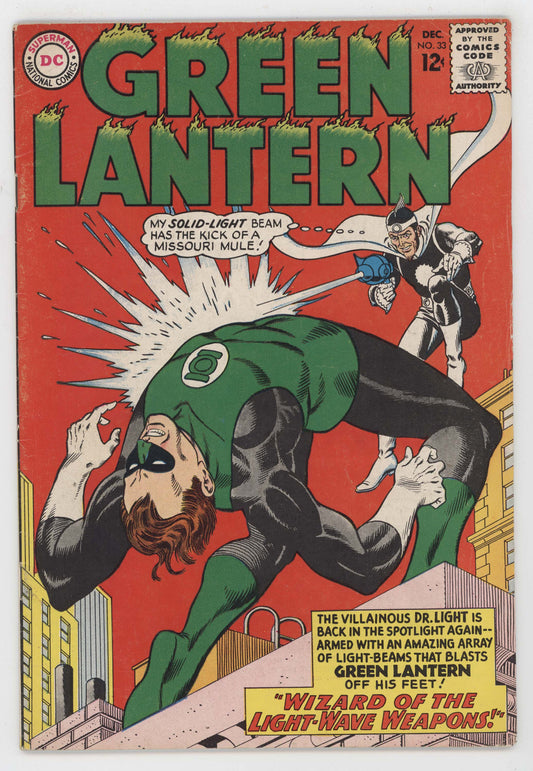Green Lantern 33 DC 1964 FN Gil Kane Gardner Fox Doctor Light