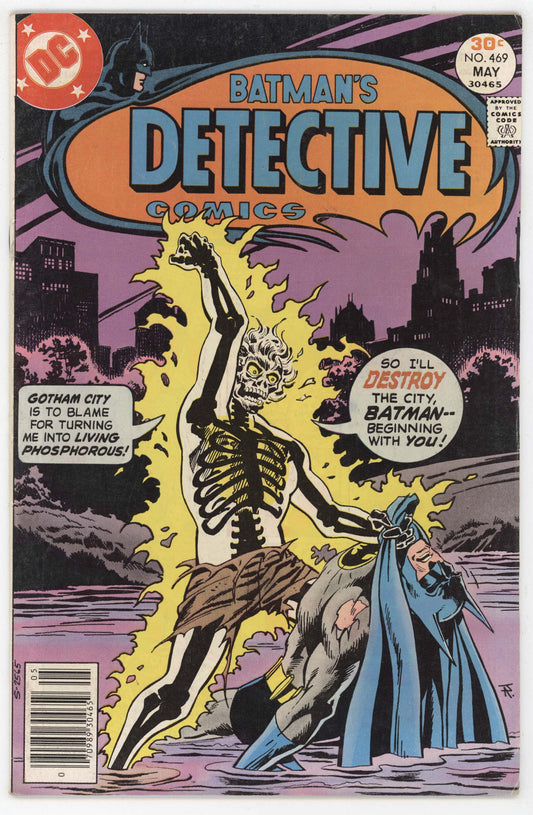 Batman Detective Comics 469 DC 1977 FN VF Jim Aparo 1st Doctor Phosphorus