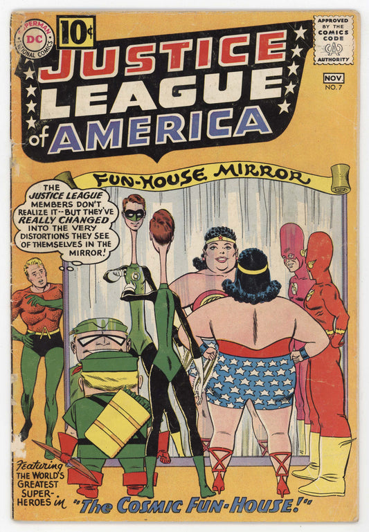 Justice League Of America 7 DC 1961 GD VG Flash Green Lantern Arrow Wonder Woman