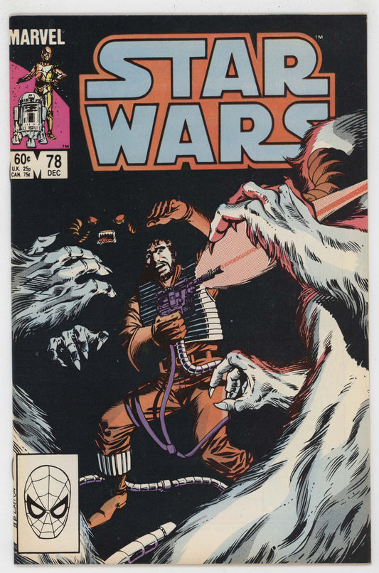 Star Wars 78 Marvel 1983 VF Luke Skywalker Princess Leia Darth Wedge Antilles