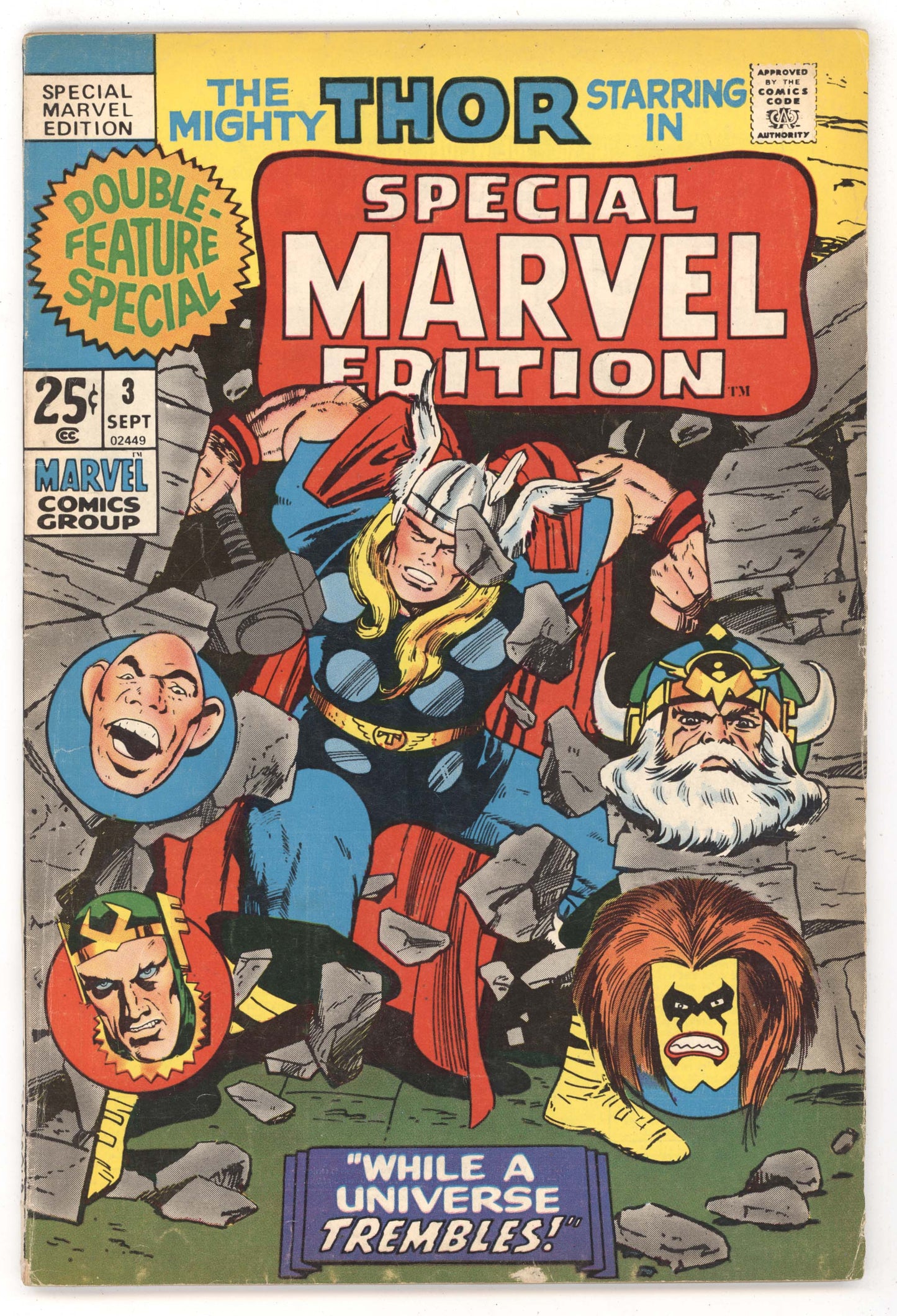 Special Marvel Edition 3 1971 VG FN Thor Journey Into Mystery 112 123 124 125