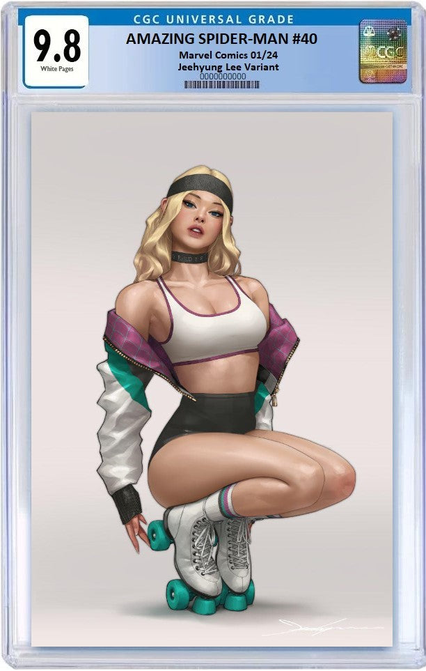 Amazing Spider-Man #40 Jeehyung Lee Spider-Gwen Rollerskate Variant (12/20/2023) Marvel