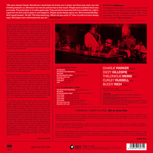 Bird & Diz [180-Gram Red Colored LP With Bonus Tracks] (Vinyl LP)