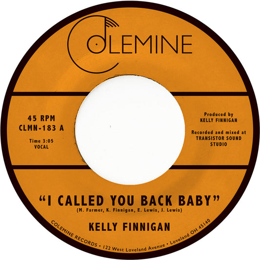 I Called You Back Baby [7" Vinyl]