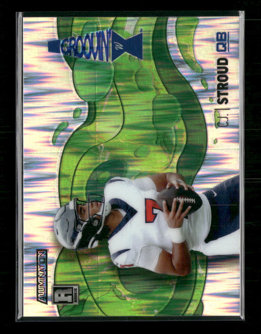 2023 Wild Card Football Rookie - Groovin Rainbow Red CJ STroud #/10 #AG-CSc