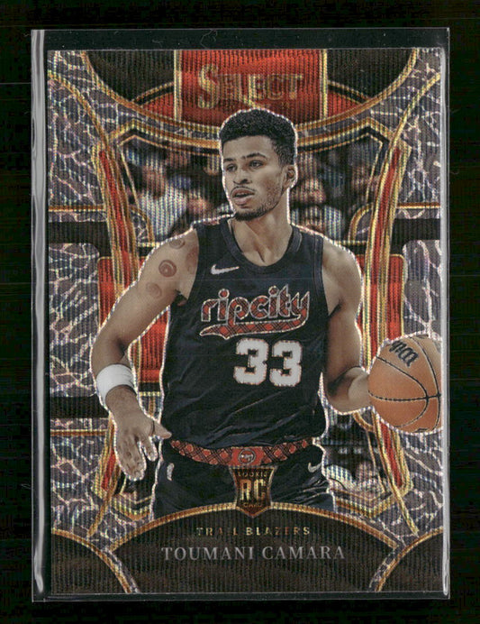 2023-24 Panini Select Toumani Camara Elephant Prizm Rookie #301