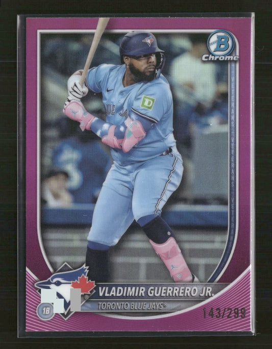 2025 Bowman Chrome Fuchsia Vladimir Guerrero Jr. #/299 #74
