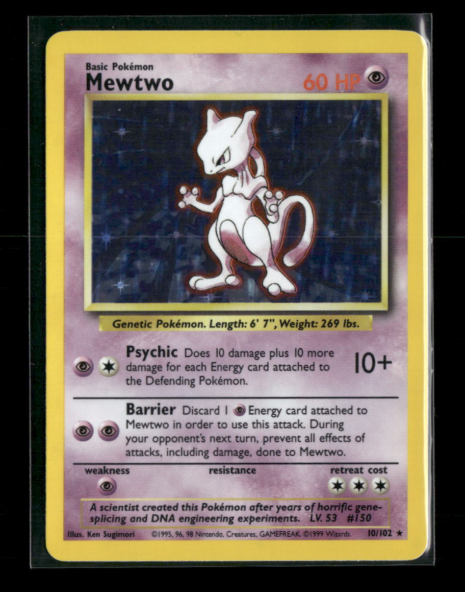 Base Set Mewtwo #010/102