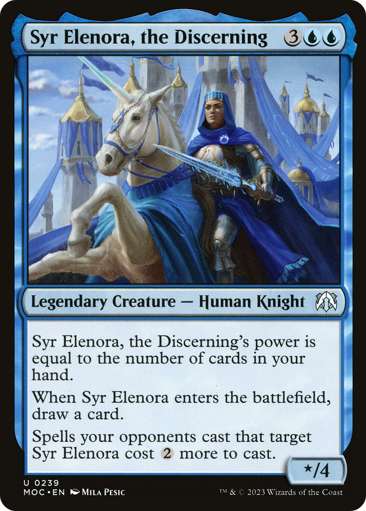 Syr Elenora, the Discerning (MOC-239) - March of the Machine Commander