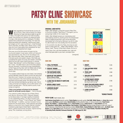 Patsy Cline - Showcase [180-Gram Colored Vinyl With Bonus Tracks] (Vinyl LP)