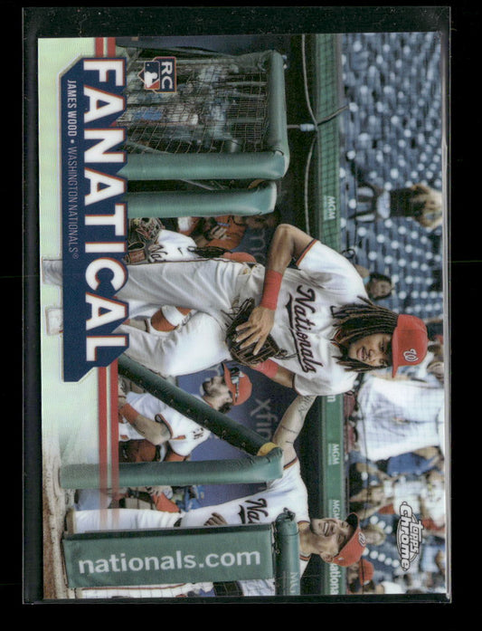 2025 Topps Chrome Fanatical James Wood #FAN-20