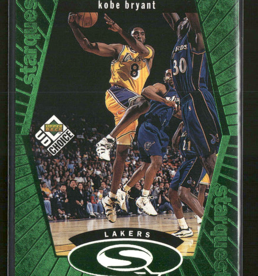 1998-99 UD Choice StarQuest Green Kobe Bryant #SQ13