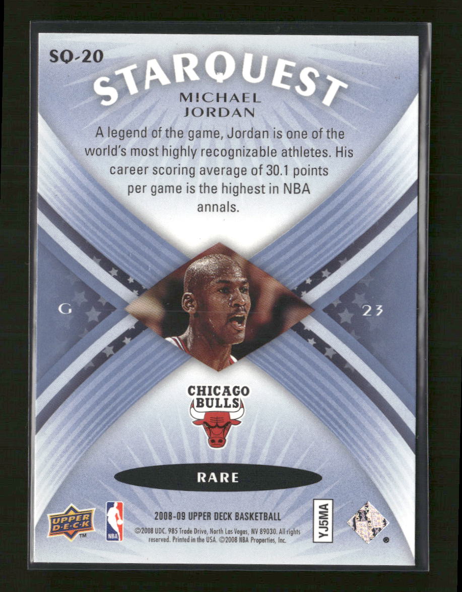 2008-09 Upper Deck StarQuest Rare Michael Jordan #SQ-20