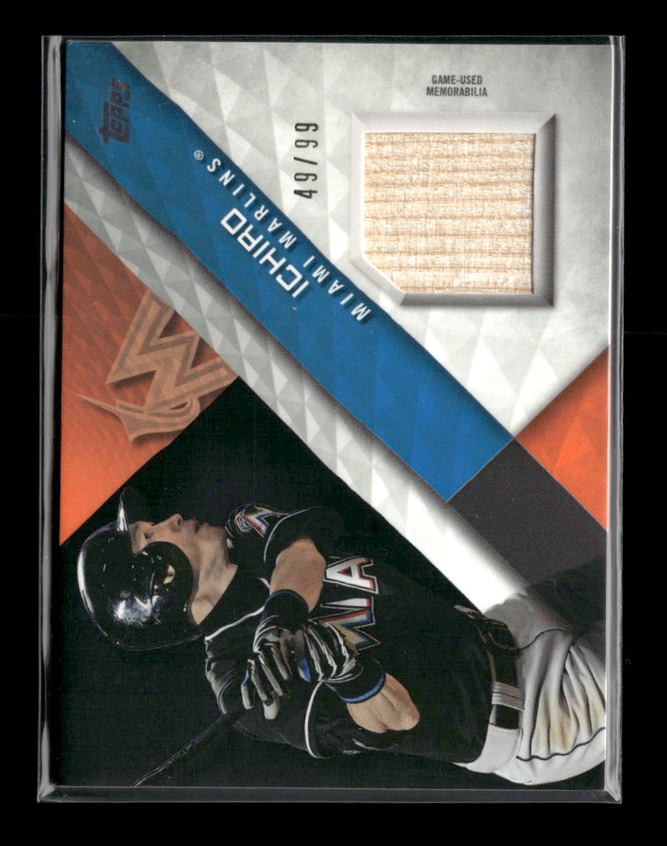 2018 Topps Major League Material Relics Black (Series 1) Ichiro #/99 #MLM-I