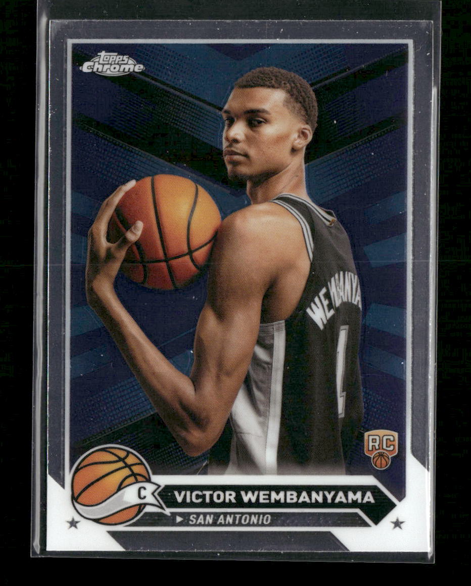 2023-24 Topps Chrome Refractors Victor Wembanyama Rookie #1