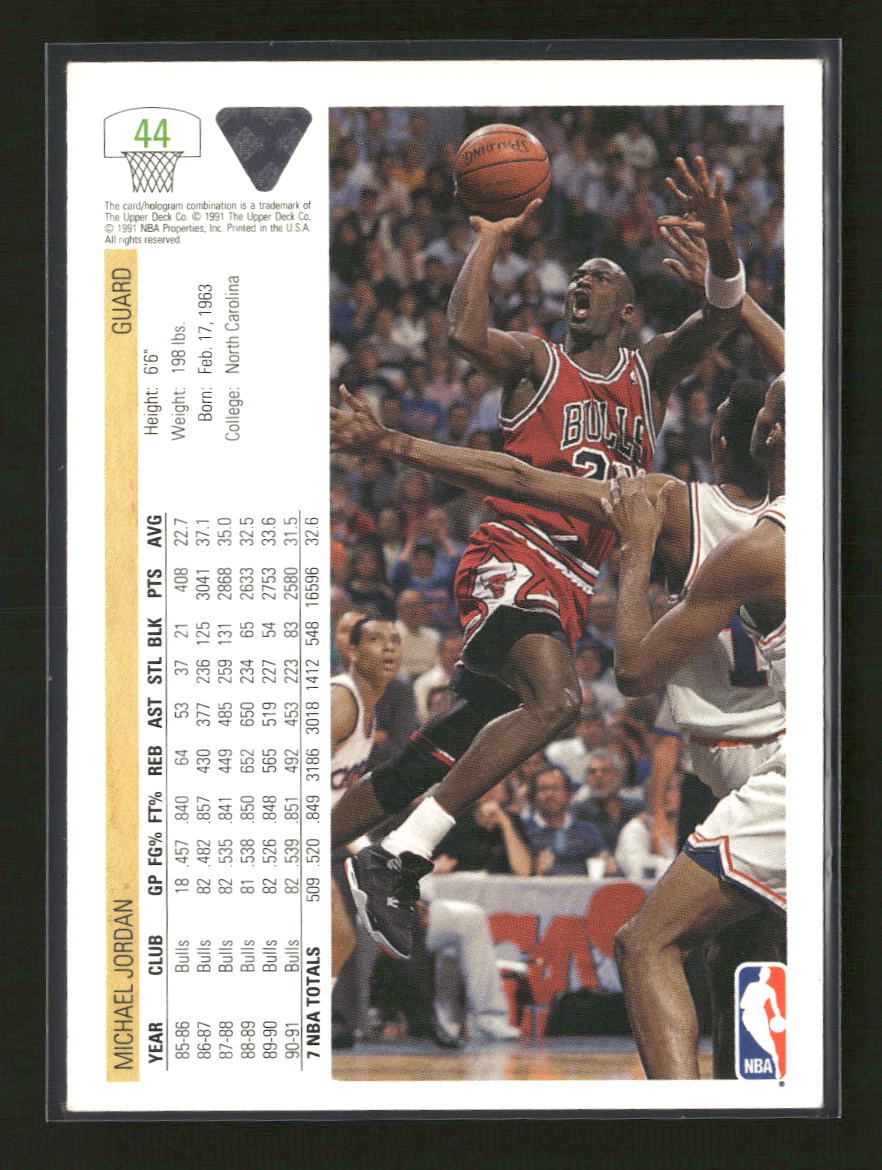 1991-92 Upper Deck Michael Jordan #44