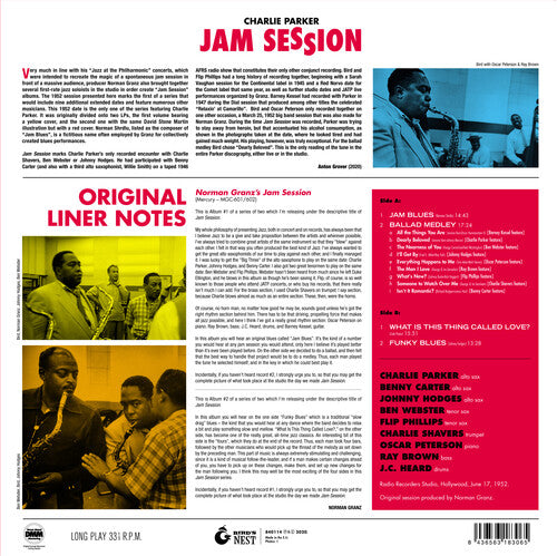 Charlie Parker - Jam Session [180-Gram Blue Colored Vinyl] (Vinyl LP)
